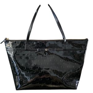 #67 Kate Spade Glossy Black Shoulder Bag